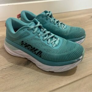 Hoka One One Bondi 7 Aqua 8.5 Women’s